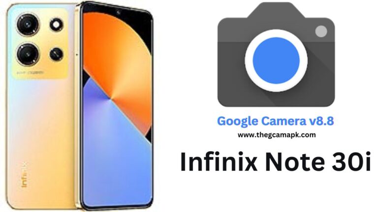 Download Google Camera APK For Infinix Note 30i